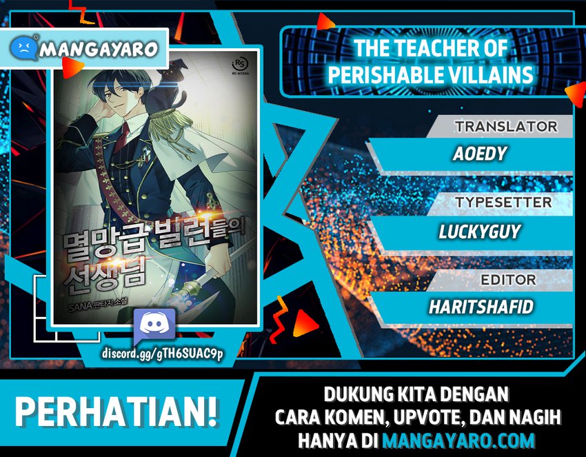 The Teacher of Perishable Villains Chapter 23.2 - halaman 1