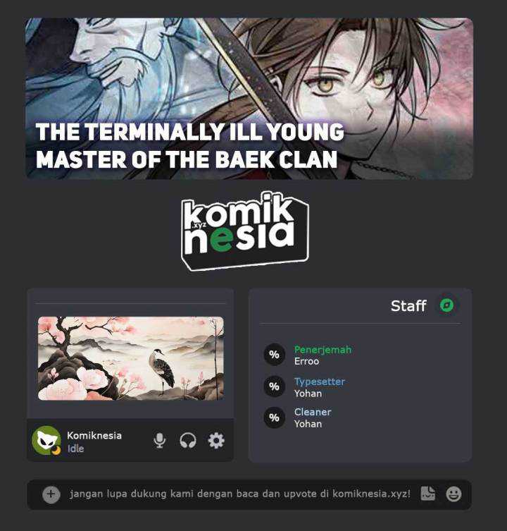 The Terminally Ill Young Master of the Baek Clan Chapter 35 - halaman 1