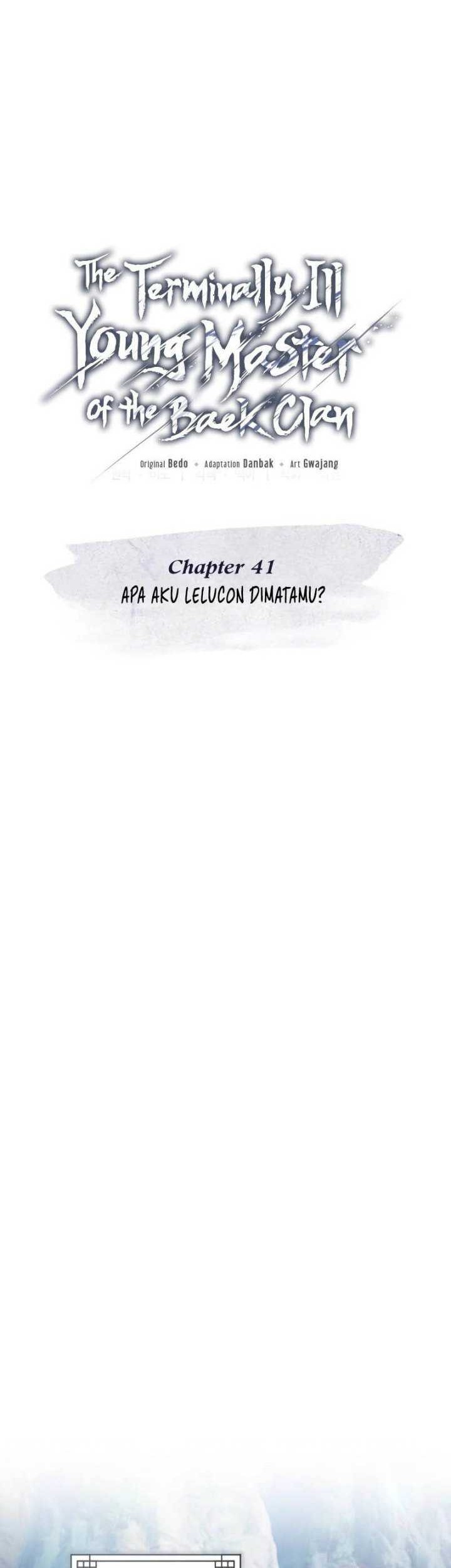 The Terminally Ill Young Master of the Baek Clan Chapter 41 - halaman 35