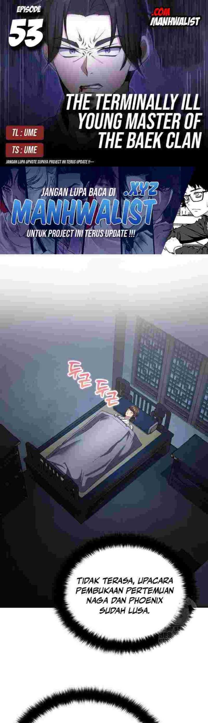 The Terminally Ill Young Master of the Baek Clan Chapter 53 - halaman 1