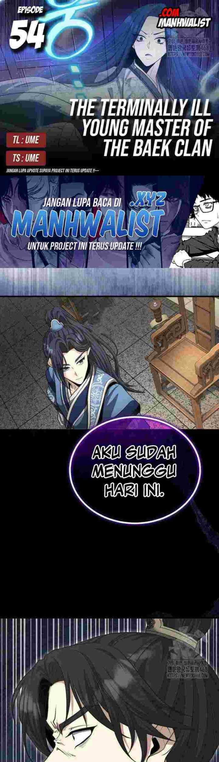 The Terminally Ill Young Master of the Baek Clan Chapter 54 - halaman 1