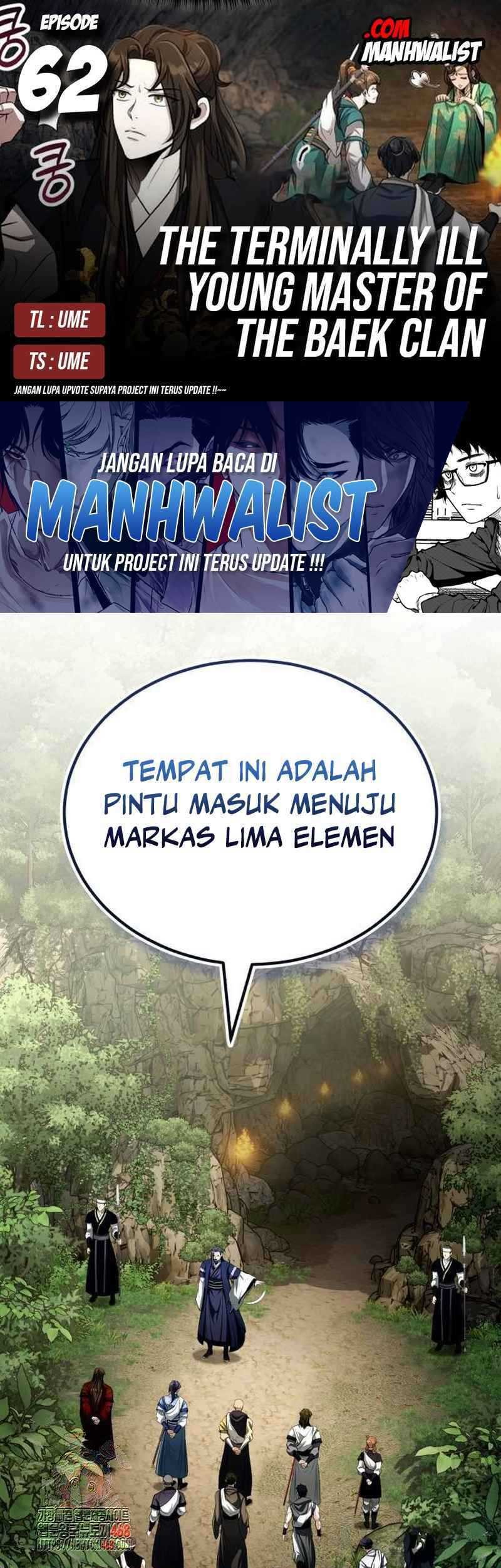 The Terminally Ill Young Master of the Baek Clan Chapter 62 - halaman 1