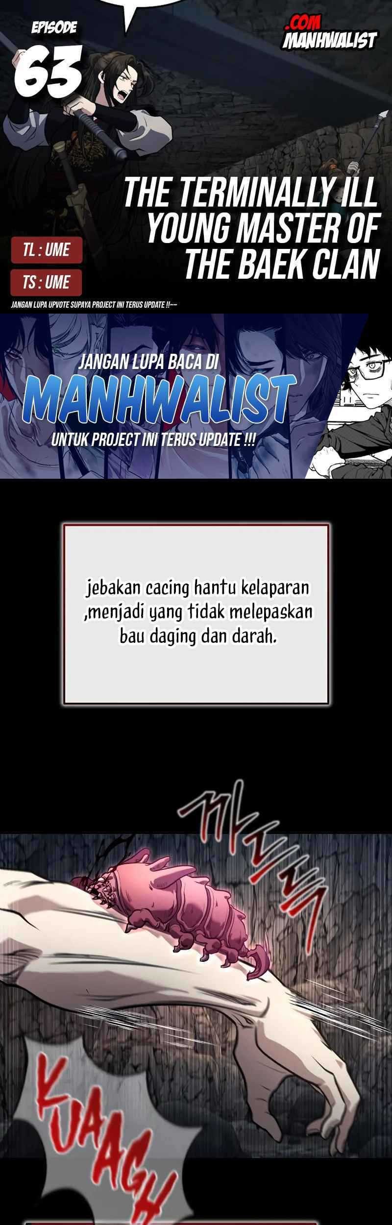 The Terminally Ill Young Master of the Baek Clan Chapter 63 - halaman 1