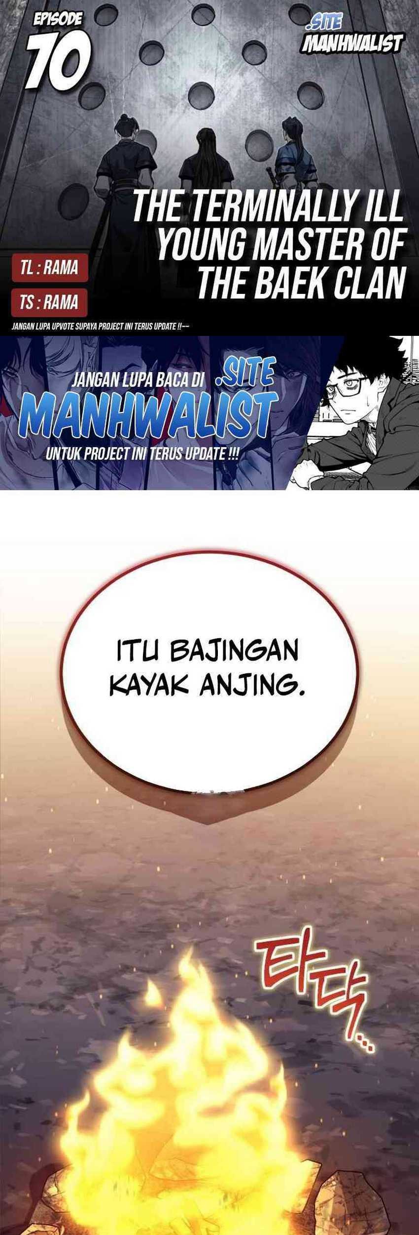 The Terminally Ill Young Master of the Baek Clan Chapter 70 - halaman 1
