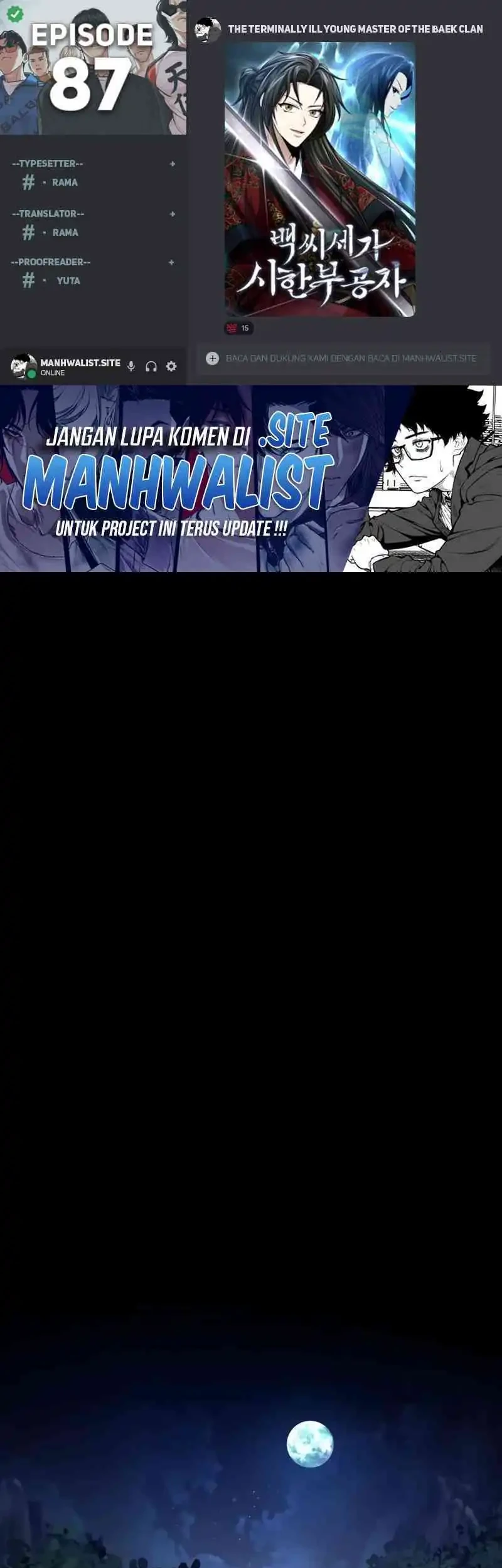The Terminally Ill Young Master of the Baek Clan Chapter 87 - halaman 1