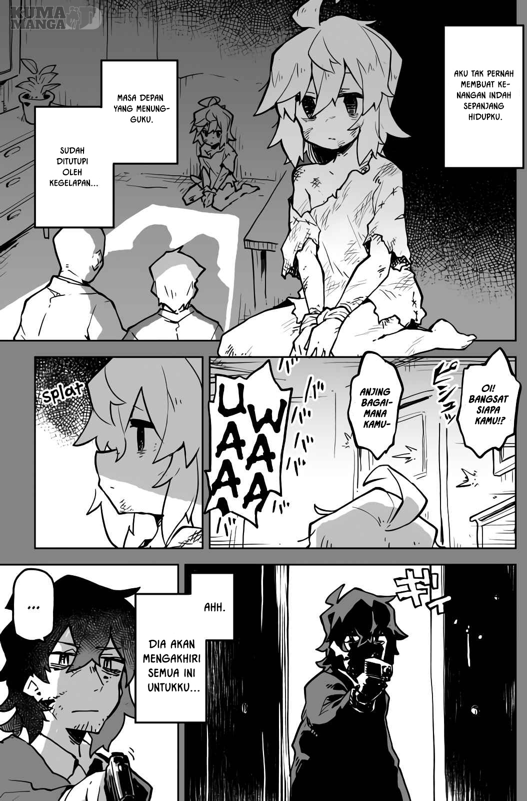 The Terrifying Hitman and the Little Girl He Took in Chapter 1 - halaman 1