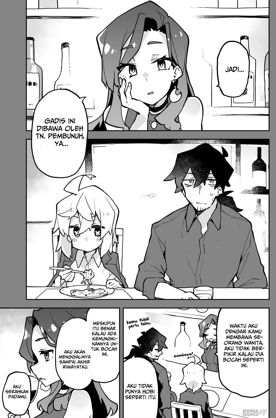 The Terrifying Hitman and the Little Girl He Took in Chapter 3 - halaman 1