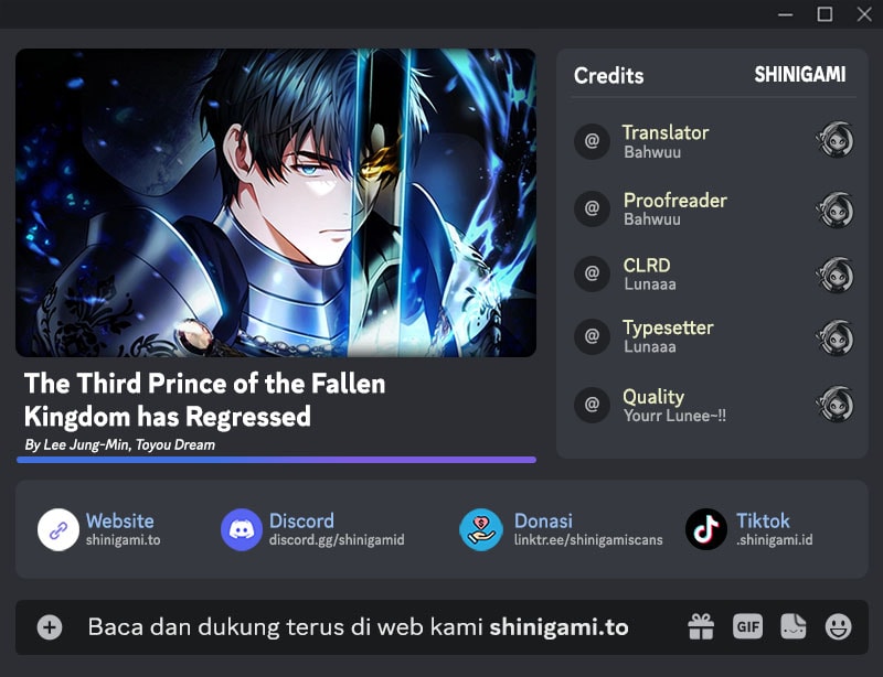 The Third Prince Of The Fallen Kingdom has Regressed Chapter 21 - halaman 1