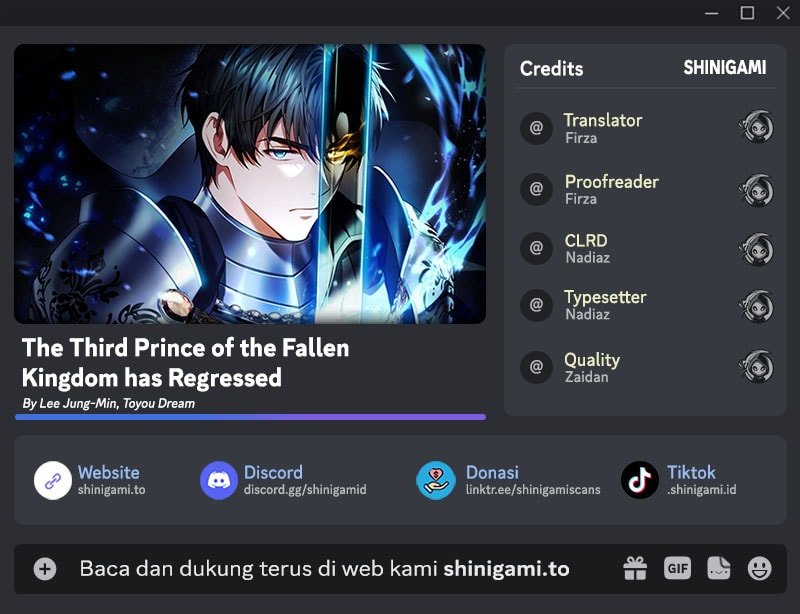 The Third Prince Of The Fallen Kingdom has Regressed Chapter 23 - halaman 1