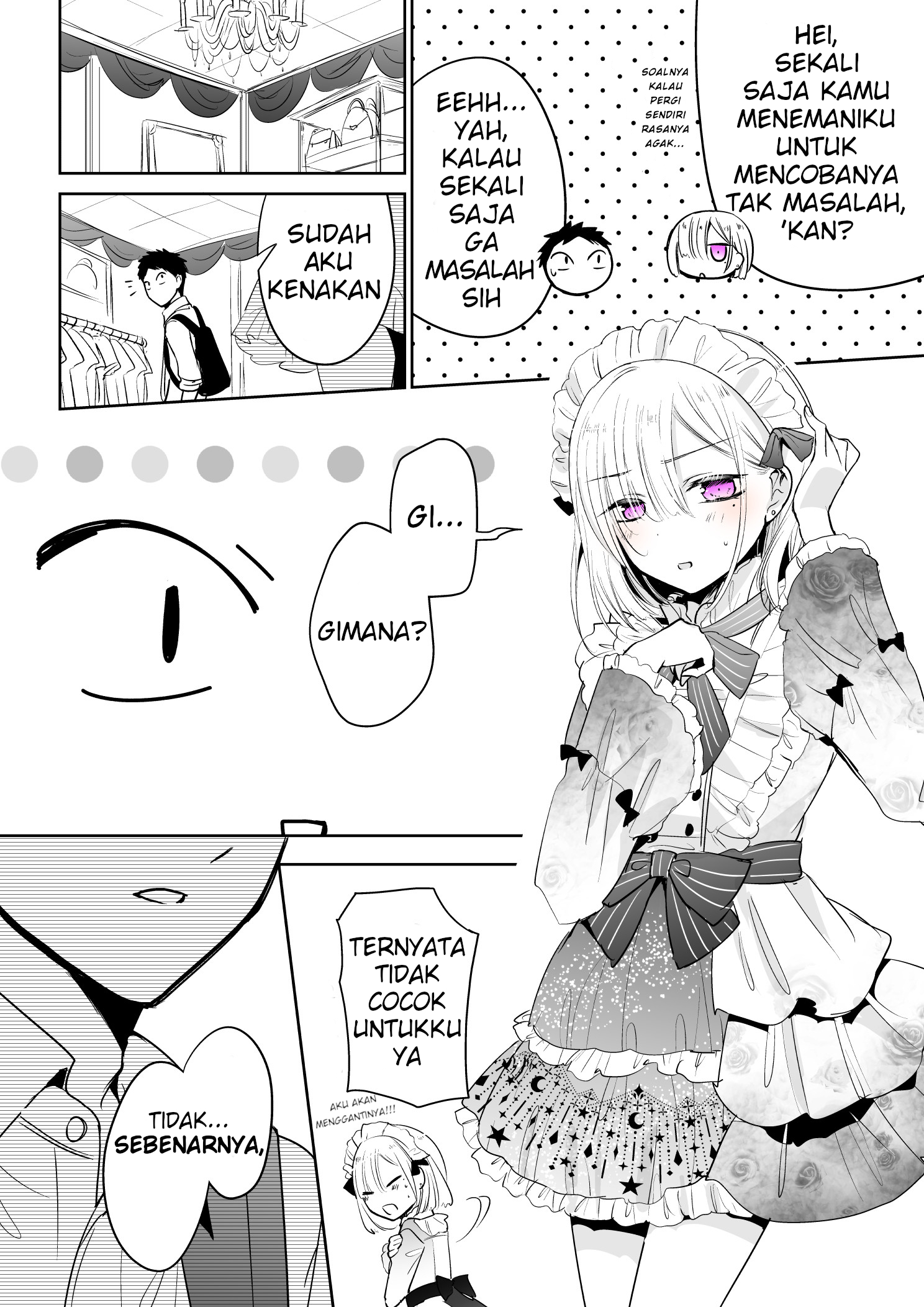 The time my friend wanted to try a skirt Chapter 1 - halaman 3