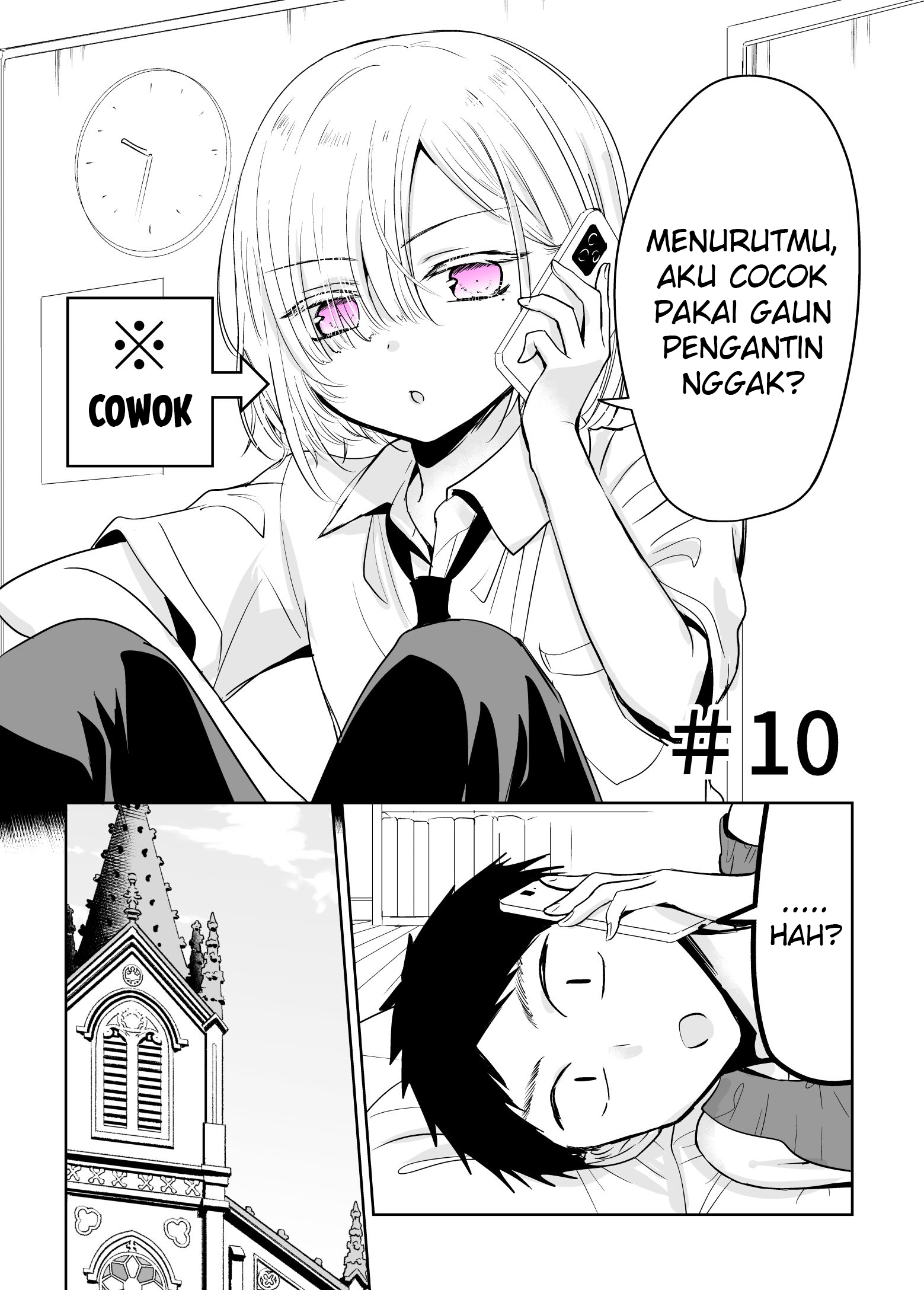 The time my friend wanted to try a skirt Chapter 10 - halaman 1
