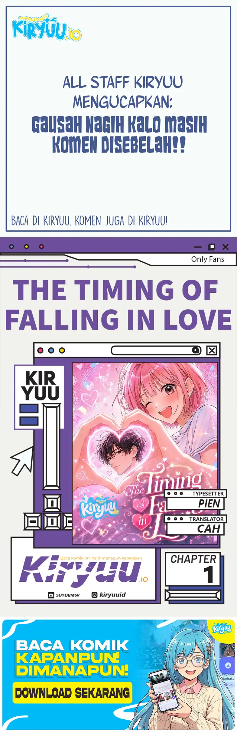 The Timing of Falling in Love Chapter 1 - halaman 1