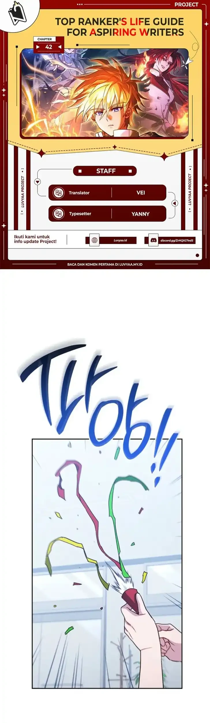 The Top Ranker’s Aspiring Writer Life Manual Chapter 42 - halaman 1