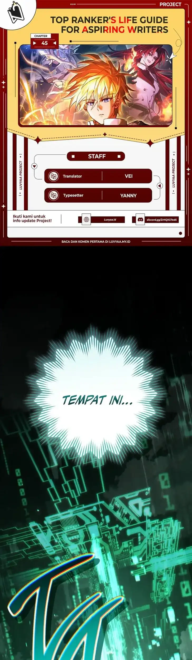 The Top Ranker’s Aspiring Writer Life Manual Chapter 45 - halaman 1