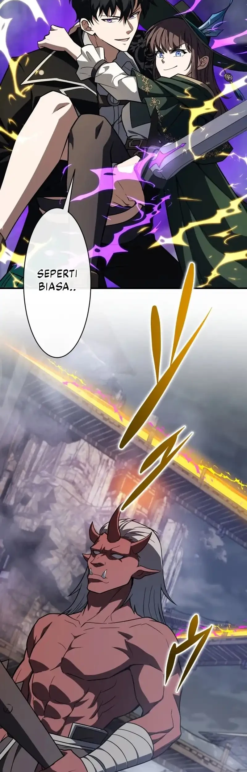 The Transcendent Holy Swordsman Regresses as the Youngest Son of a Magic Swordsman Family Chapter 18 - halaman 55
