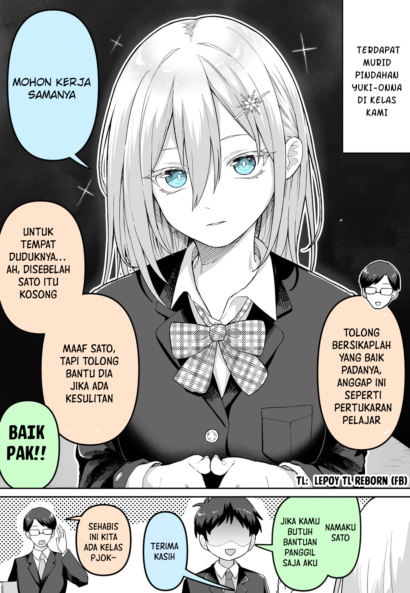 The Transfer Student Is a Yuki-Onna...!! Chapter 0 - halaman 1