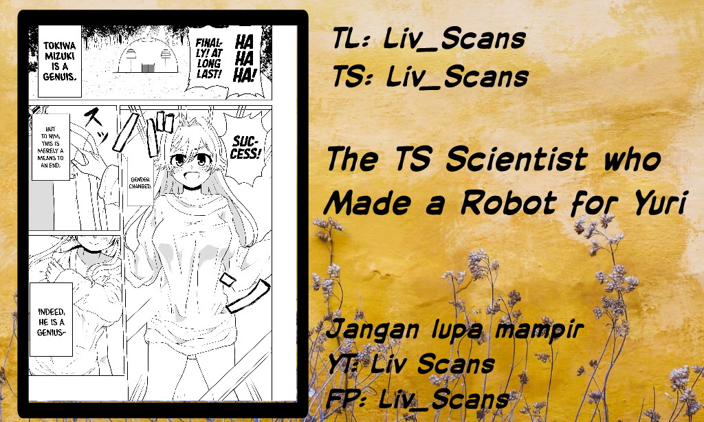 The TS Scientist who Made a Robot for Yuri Chapter 1 - halaman 1