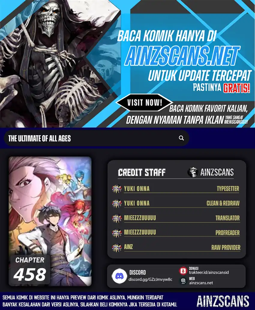 The Ultimate of All Ages Chapter 458 - halaman 1