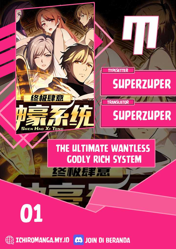 The Ultimate Wantless Godly Rich System Chapter 1 - halaman 1
