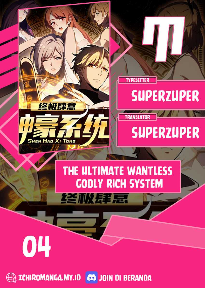 The Ultimate Wantless Godly Rich System Chapter 4 - halaman 1
