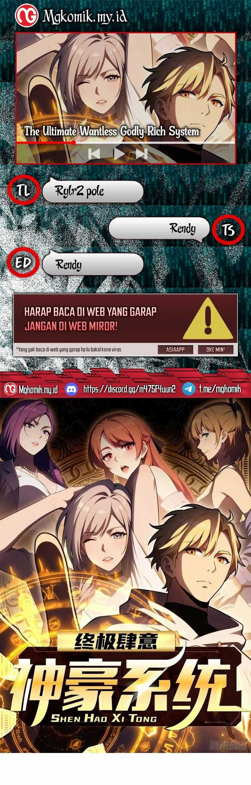 The Ultimate Wantless Godly Rich System Chapter 43 - halaman 1