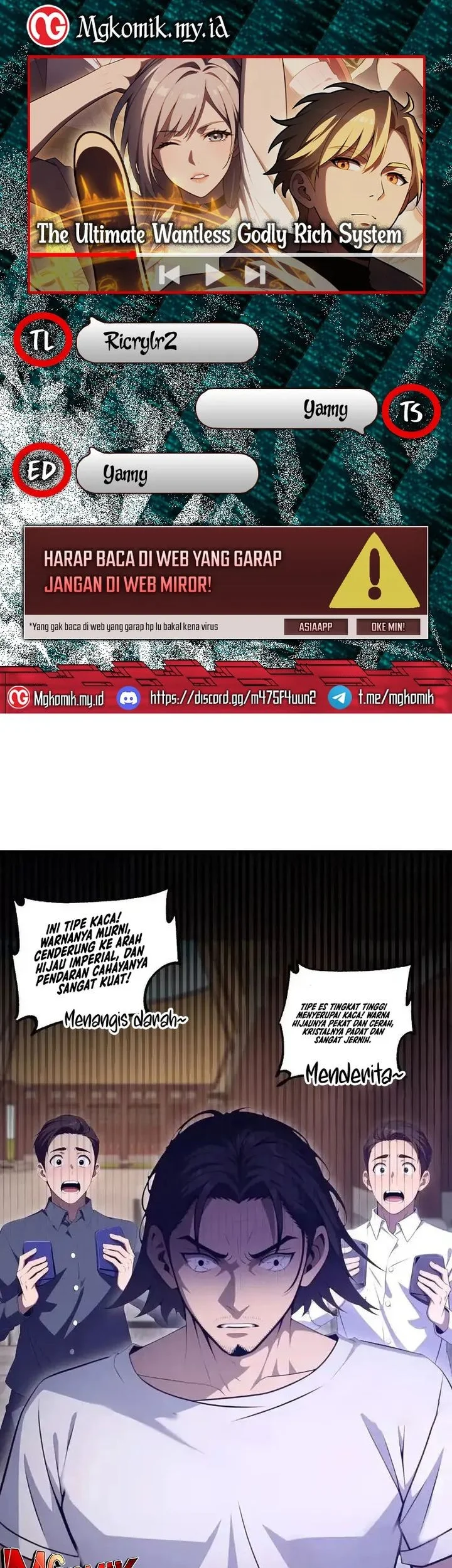 The Ultimate Wantless Godly Rich System Chapter 77 - halaman 1
