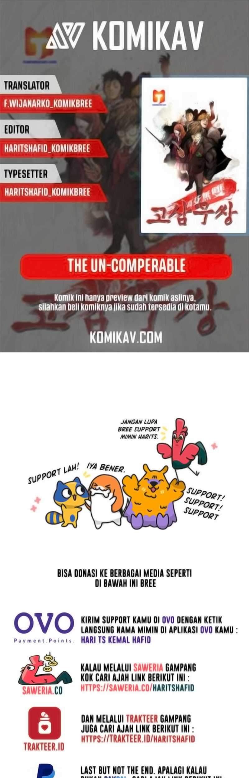 The Un-Comparable Chapter 10 - halaman 1