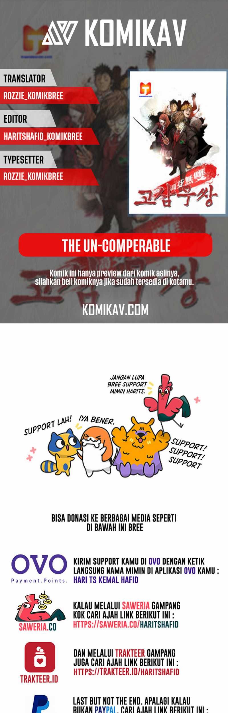 The Un-Comparable Chapter 17 - halaman 1