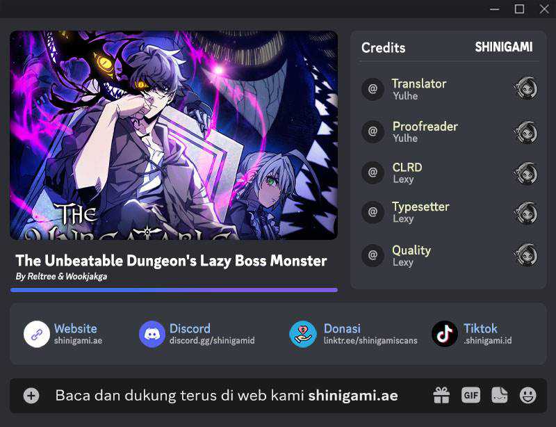 The Unbeatable Dungeon’s Lazy Boss Chapter 23 - halaman 1