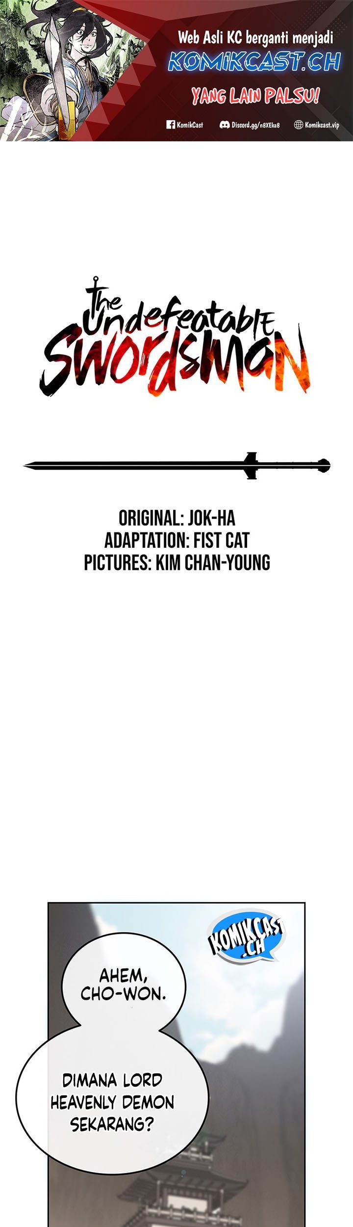 The Undefeatable Swordsman Chapter 180 - halaman 2