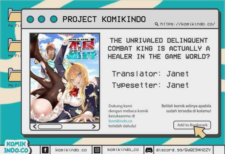 The Unrivaled Delinquent Combat King Is Actually A Healer In The Game World? Chapter 1.1 - halaman 1