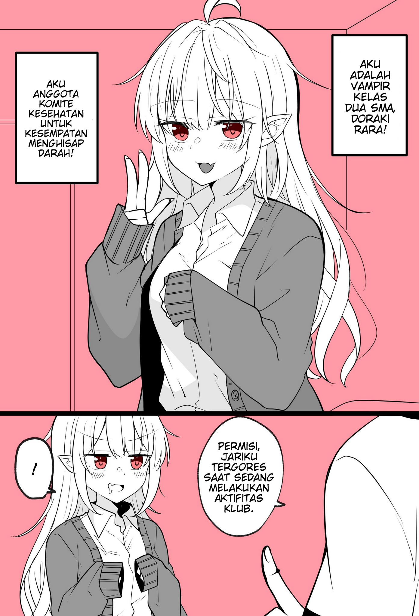 The Vampire Who's on the Health Committee for a Chance to Suck Blood! Chapter 0 - halaman 2