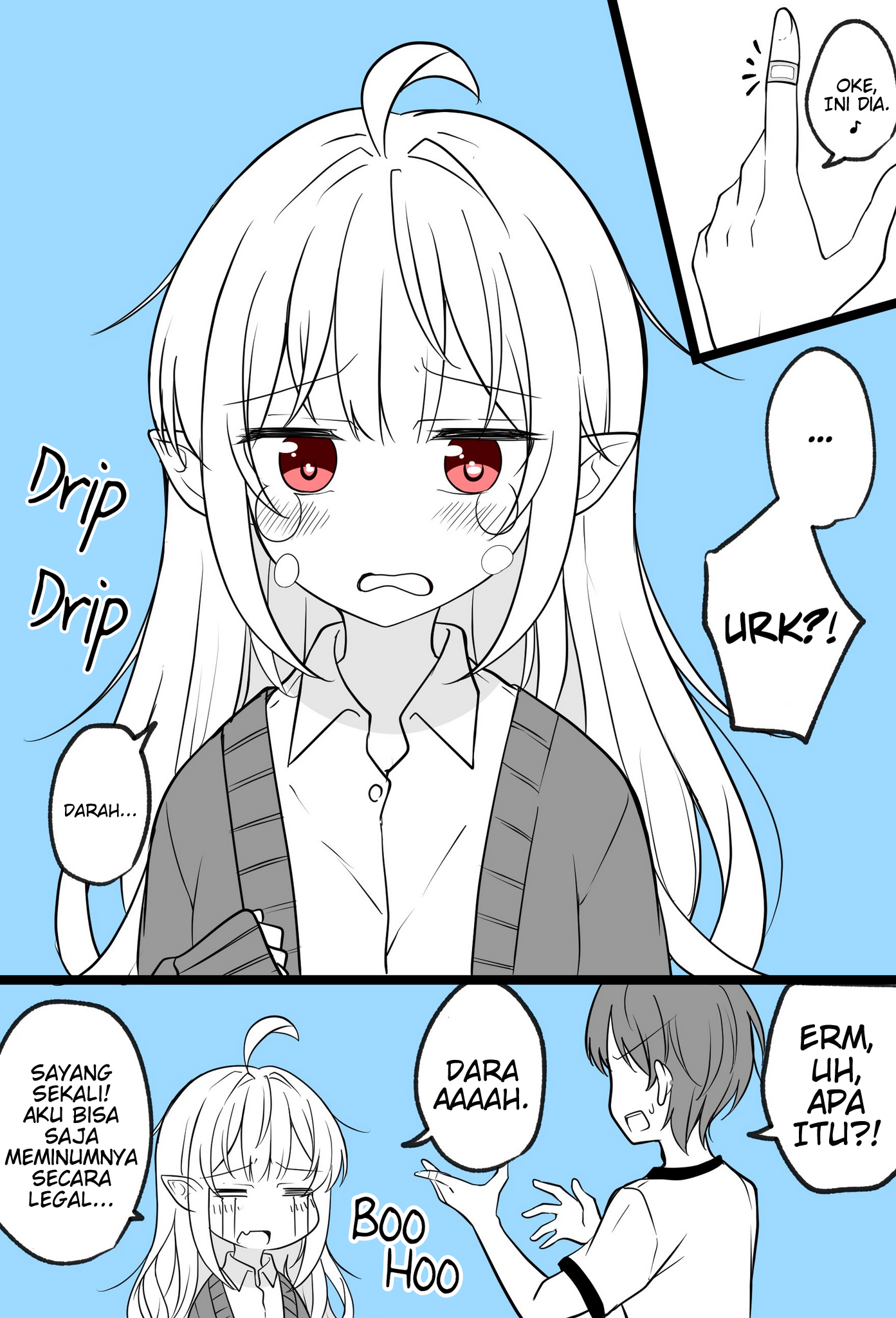 The Vampire Who's on the Health Committee for a Chance to Suck Blood! Chapter 0 - halaman 4