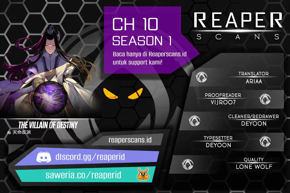 The Villain Of Destiny Chapter 10 - halaman 1