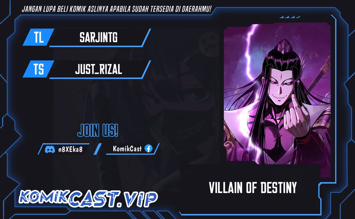 The Villain Of Destiny Chapter 101 - halaman 1