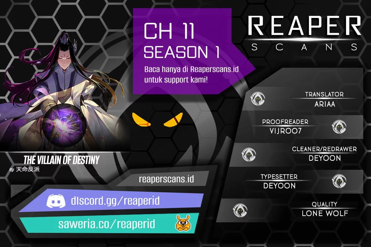 The Villain Of Destiny Chapter 11 - halaman 1