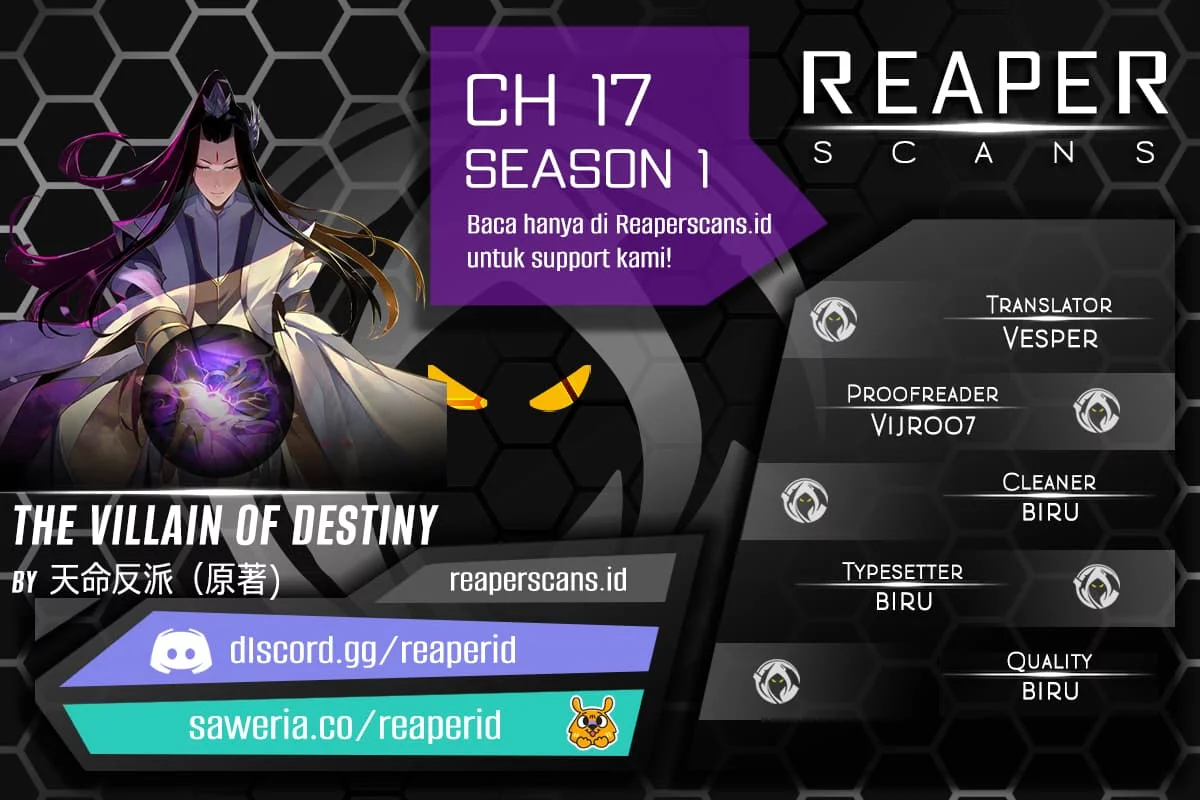 The Villain Of Destiny Chapter 17 - halaman 1