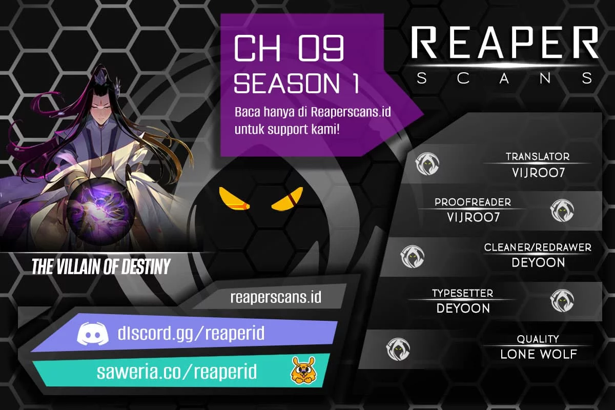 The Villain Of Destiny Chapter 9 - halaman 1