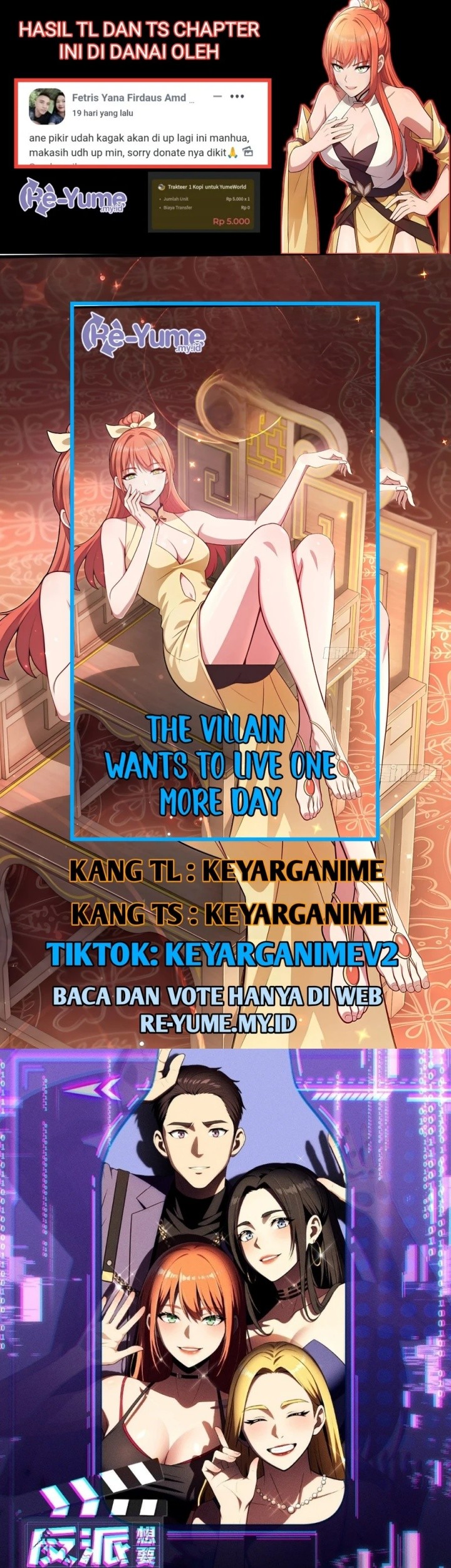 The Villain Wants to Live One More Day Chapter 37 - halaman 1