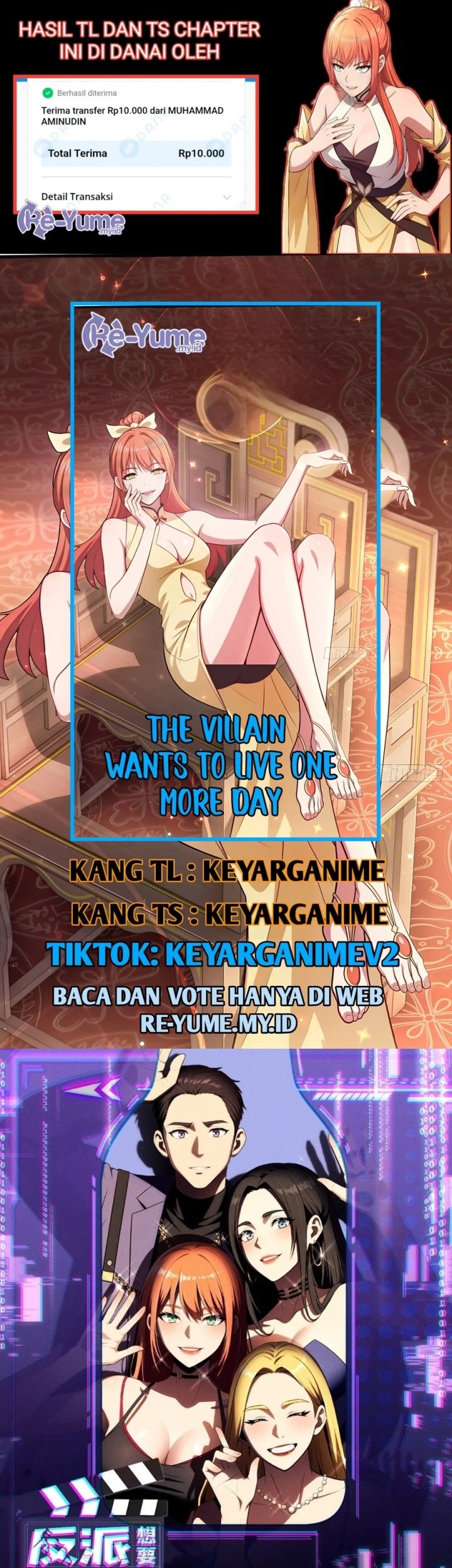 The Villain Wants to Live One More Day Chapter 38 - halaman 1