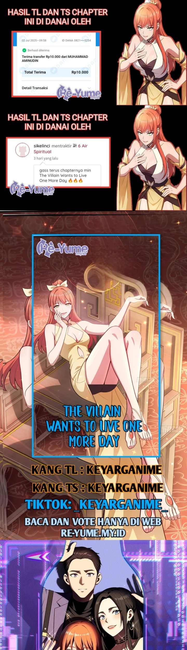 The Villain Wants to Live One More Day Chapter 39 - halaman 1