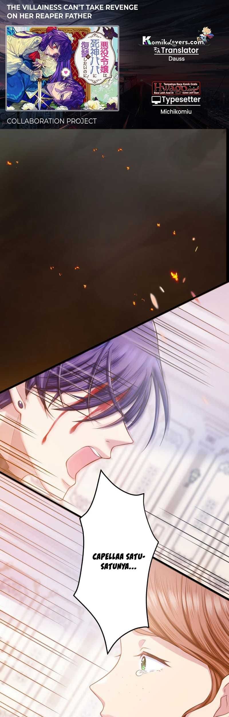 The Villainess Can’t Take Revenge on Her Reaper Father Chapter 9 - halaman 1