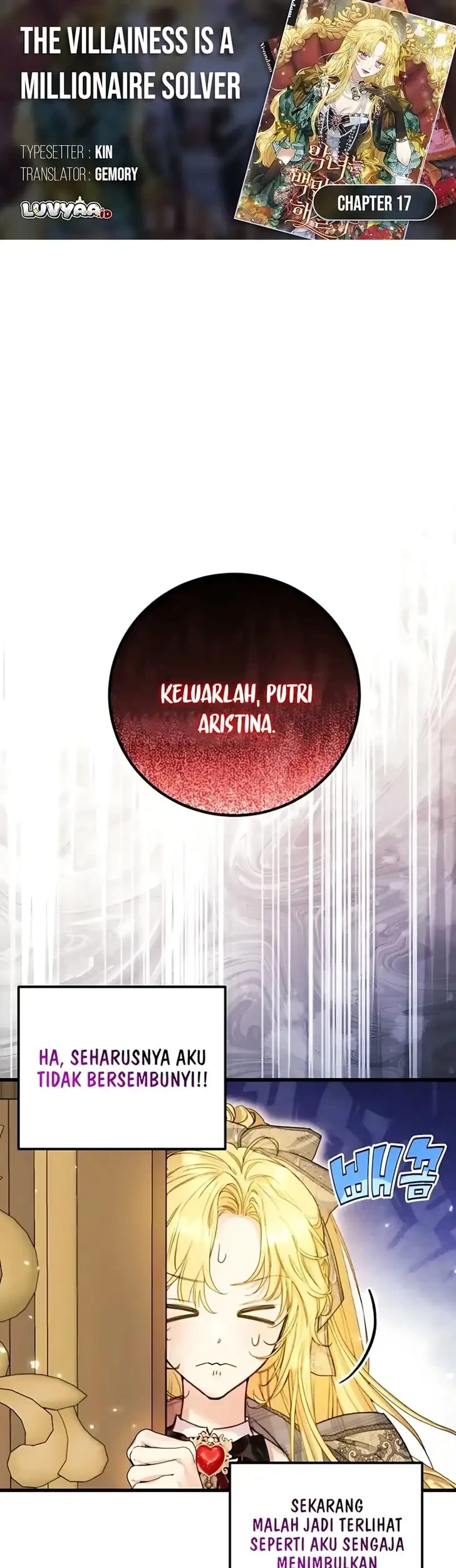 The Villainess is a Millionaire Solver Chapter 17 - halaman 1