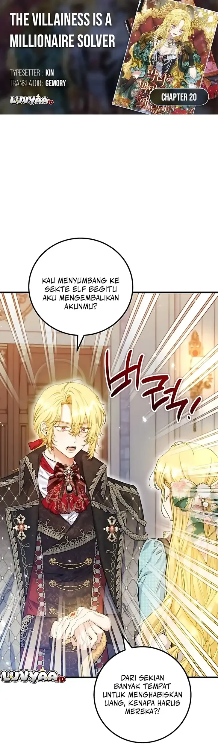 The Villainess is a Millionaire Solver Chapter 20 - halaman 1