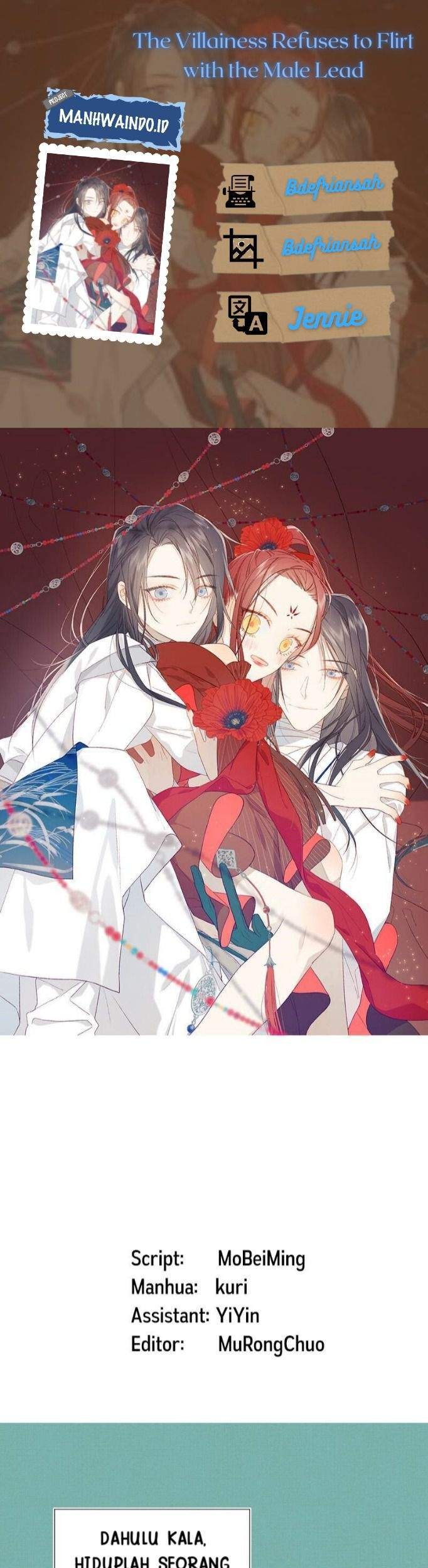 The Villainess Refuses to Flirt with the Male Lead Chapter 17 - halaman 1