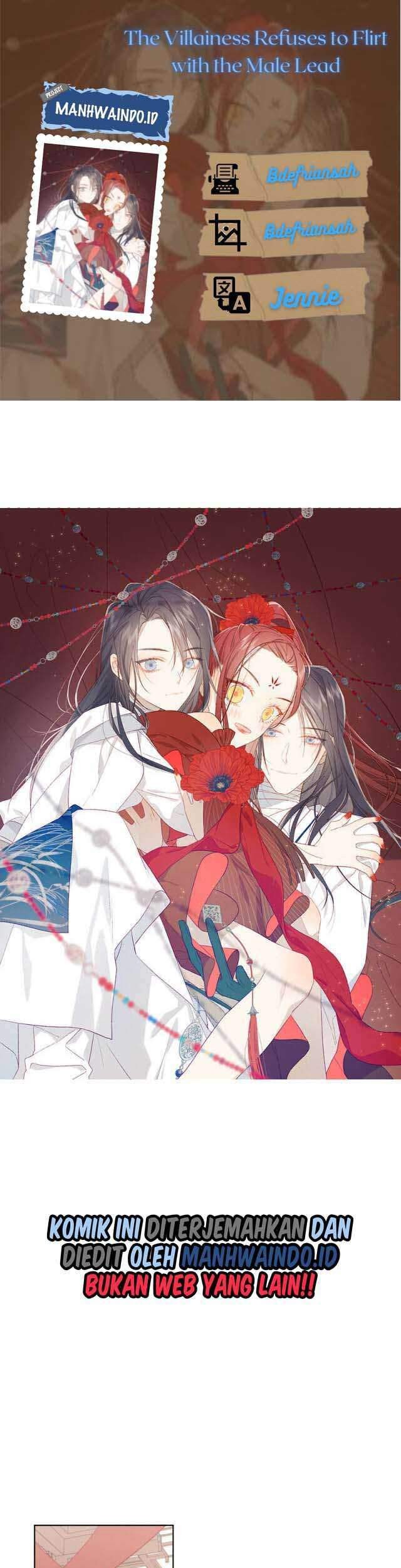 The Villainess Refuses to Flirt with the Male Lead Chapter 2 - halaman 1