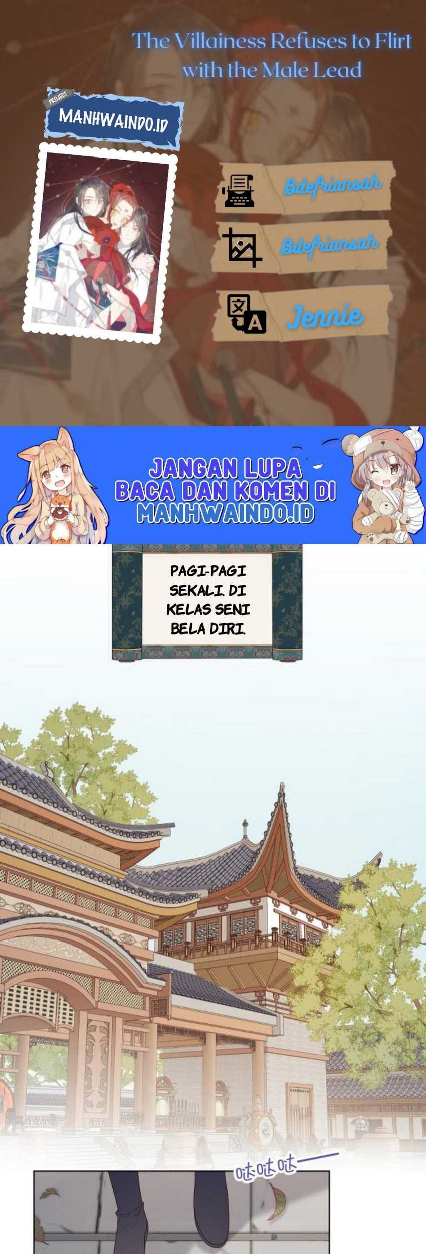 The Villainess Refuses to Flirt with the Male Lead Chapter 26 - halaman 1