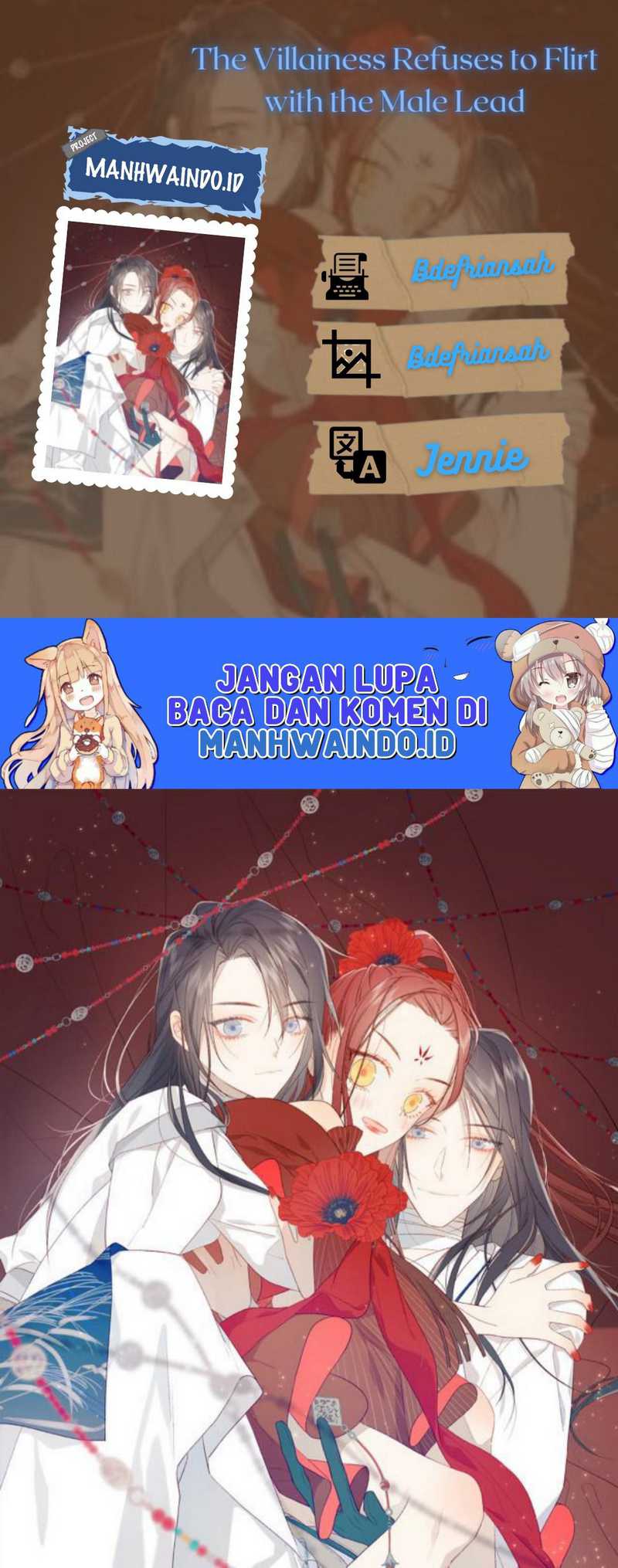 The Villainess Refuses to Flirt with the Male Lead Chapter 29 - halaman 1