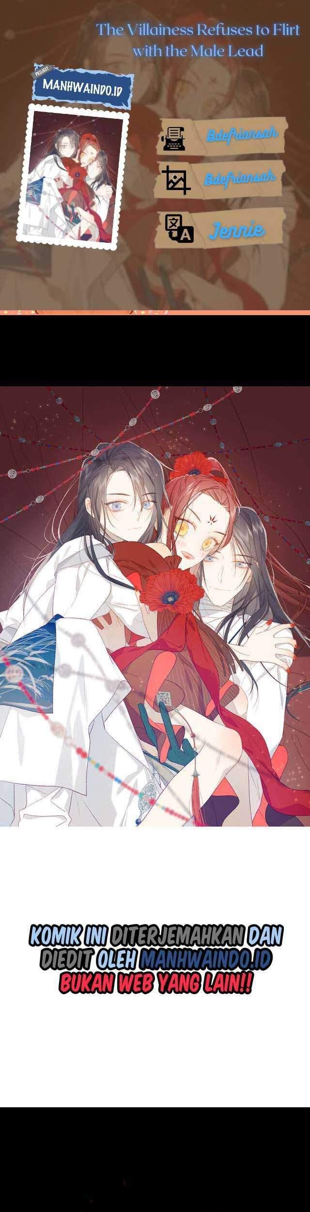 The Villainess Refuses to Flirt with the Male Lead Chapter 3 - halaman 1