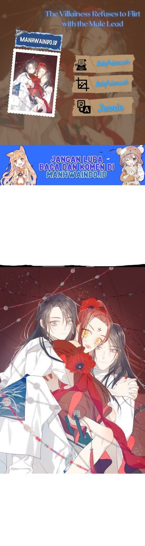 The Villainess Refuses to Flirt with the Male Lead Chapter 41 - halaman 1